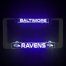 Load image into Gallery viewer, Baltimore Ravens LumiSign Illuminated Swatch