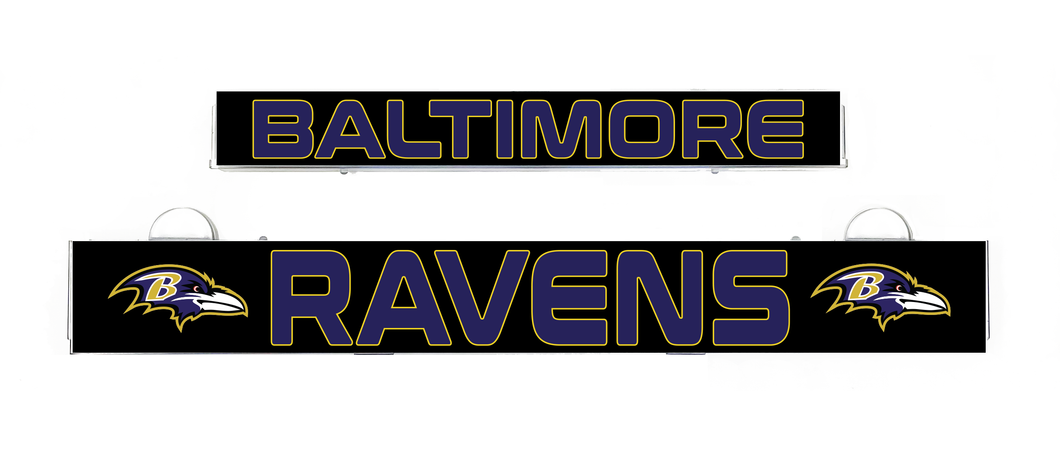 BALTIMORE RAVENS Inserts for LumiSign (Frame Not Included)