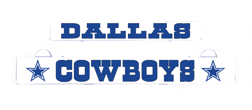 DALLAS COWBOYS Inserts for LumiSign (Frame Not Included)