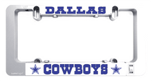Load image into Gallery viewer, Dallas Cowboys LumiSign License Plate Frame Day Picture