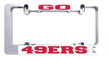 Load image into Gallery viewer, Go-49ers-Lumisign-license-plate-frame-main-picture-Day
