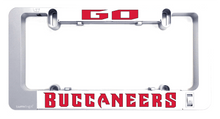 Load image into Gallery viewer, Go-Buccaneers-LumiSign-license-plate-frame-main-DAY-picture