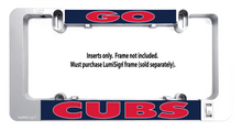 Load image into Gallery viewer, Go-Cubs-LumiSign-License-Plate-Main-Day