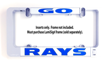 Load image into Gallery viewer, Go-Rays-LumiSign-license-plate-frame-night-main-Day