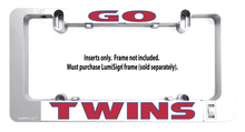 Load image into Gallery viewer, GO TWINS Inserts for LumiSign (Frame Not Included)