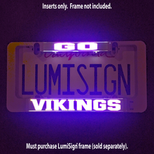 Load image into Gallery viewer, GO VIKINGS Inserts for LumiSign (Frame Not Included)