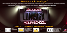 Load image into Gallery viewer, CUSTOM Yellow Inserts for LumiSign (Frame Not Included)
