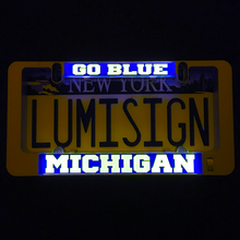 Load image into Gallery viewer, MICHIGAN GO BLUE Inserts for LumiSign (Frame Not Included)