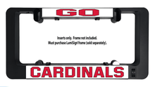 Load image into Gallery viewer, LumiSign-Go-Cardinals-Auto-Illuminated-License-Plate-Day-Packaging