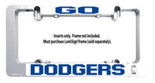 Load image into Gallery viewer, GO DODGERS Inserts for LumiSign (Frame Not Included)
