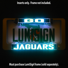 Load image into Gallery viewer, GO JAGUARS Inserts for LumiSign (Frame Not Included)

