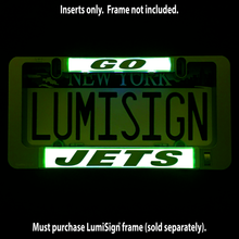 Load image into Gallery viewer, GO JETS  Inserts for LumiSign (Frame Not Included)
