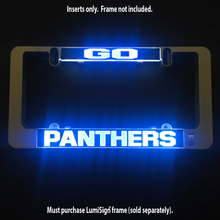 Load image into Gallery viewer, GO PANTHERS Inserts for LumiSign (Frame Not Included)
