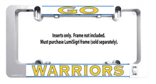 Load image into Gallery viewer, GO WARRIORS Inserts for LumiSign (Frame Not Included)