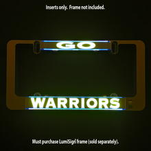 Load image into Gallery viewer, GO WARRIORS Inserts for LumiSign (Frame Not Included)