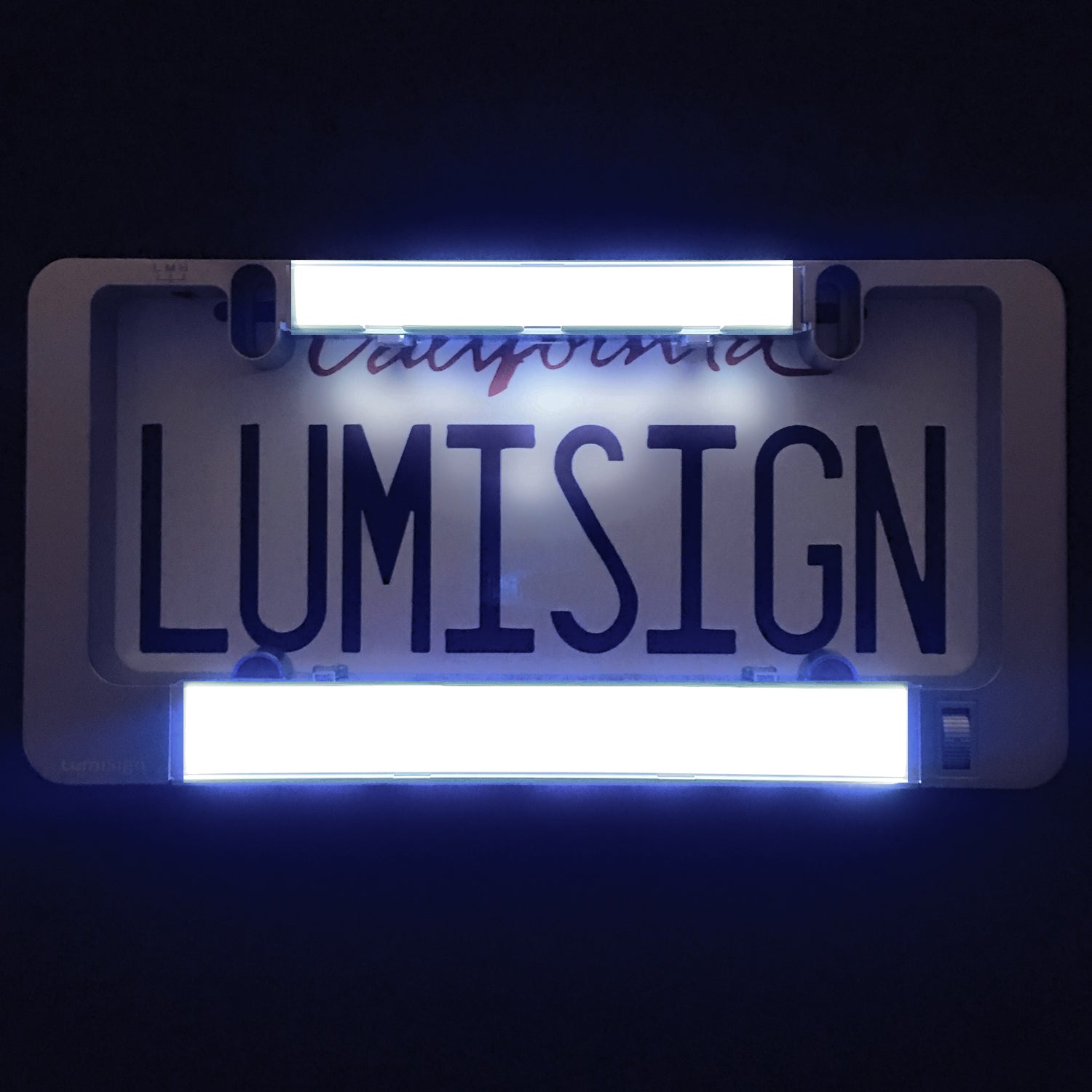 LumiSign – The Auto Illuminated License Plate Frame with