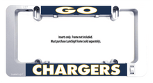 Load image into Gallery viewer, LumiSign-license-plate-frame-Go-Chargers-Day