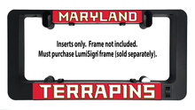 Load image into Gallery viewer, MARYLAND TERRAPINS Inserts for LumiSign (Frame Not Included)