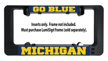 Load image into Gallery viewer, MICHIGAN GO BLUE Inserts for LumiSign (Frame Not Included)