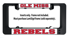 Load image into Gallery viewer, OLE MISS REBELS Inserts for LumiSign (Frame Not Included)