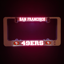Load image into Gallery viewer, SAN FRANCISCO 49ERS Inserts + LUMISIGN Frame (Bundle)
