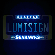 Load image into Gallery viewer, SEATTLE SEAHAWKS Inserts + LUMISIGN Frame (Bundle)
