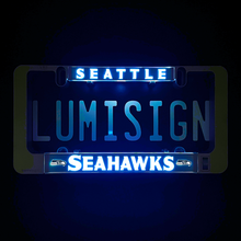 Load image into Gallery viewer, Seattle Seahawks LumiSign Illuminated
