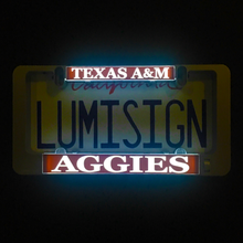 Load image into Gallery viewer, TEXAS A&amp;M AGGIES Inserts for LumiSign (Frame Not Included)
