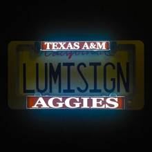 Load image into Gallery viewer, TEXAS A&M AGGIES Inserts for LumiSign (Frame Not Included)