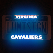 Load image into Gallery viewer, VIRGINIA CAVALIERS Inserts for LumiSign (Frame Not Included)