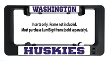 Load image into Gallery viewer, WASHINGTON HUSKIES Inserts for LumiSign (Frame Not Included)
