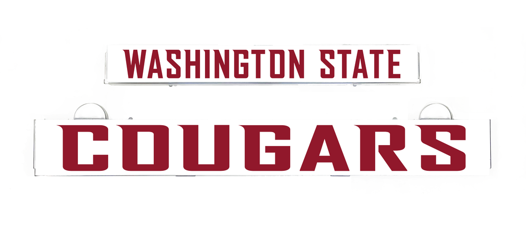 WASHINGTON STATE COUGARS Inserts for LumiSign (Frame Not Included)