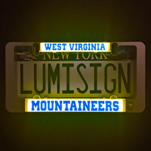 Load image into Gallery viewer, WEST VIRGINIA MOUNTAINEERS Inserts for LumiSign (Frame Not Included)