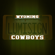 Load image into Gallery viewer, WYOMING COWBOYS Inserts for LumiSign (Frame Not Included)