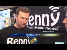 Load and play video in Gallery viewer, RENNY - Loud Cell Phone Ringer, Amplifier & Flasher for Hearing Impaired & Noisy Environments (117dB) | Wireless Bluetooth Auto-Connect | 5 Selectable Ringtones | No Missed Calls