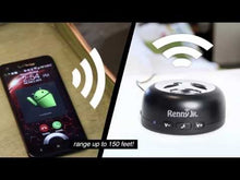 Load and play video in Gallery viewer, RENNY - Loud Cell Phone Ringer, Amplifier & Flasher for Hearing Impaired & Noisy Environments (117dB) | Wireless Bluetooth Auto-Connect | 5 Selectable Ringtones | No Missed Calls