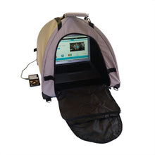 Load image into Gallery viewer, LAPTOP TENT - Portable Sun Shade & Water-Resistant Beach Bag for Outdoor Work | Heat & UV Reflective Fabric | Computer Privacy Hood & Glare Shield | Convertible Tote for Laptop, Towels, Drinks & More
