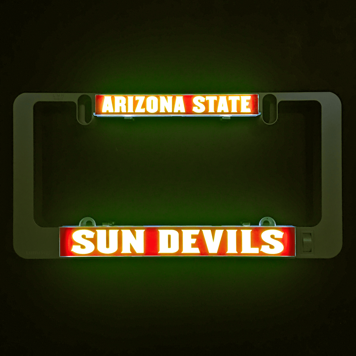 Arizona State Sun Devils glowing LumiSign inserts, single logo layout