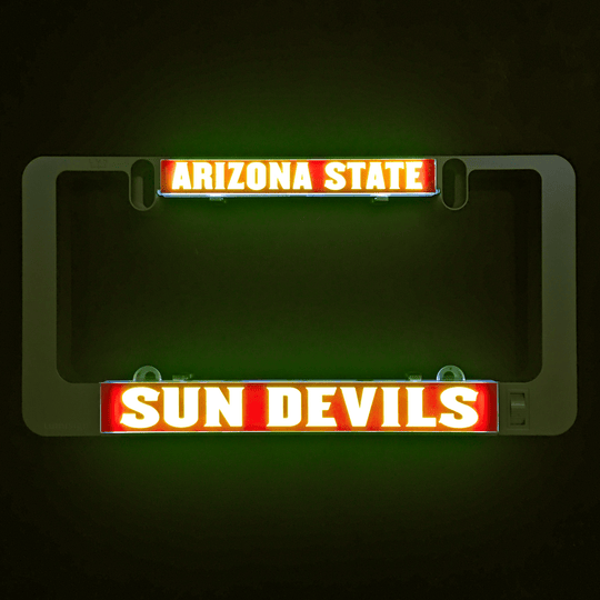Arizona State Sun Devils glowing LumiSign inserts, single logo layout