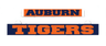 Auburn Tigers LumiSign insert with orange and blue TIGERS lettering