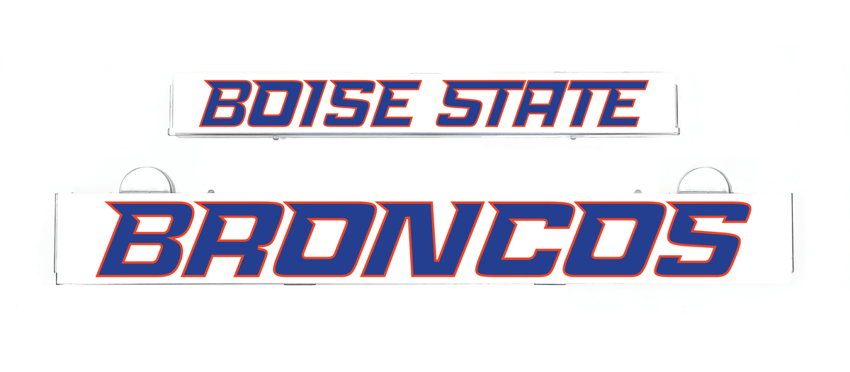 Boise State Broncos LumiSign insert with BOISE STATE and BRONCOS logos