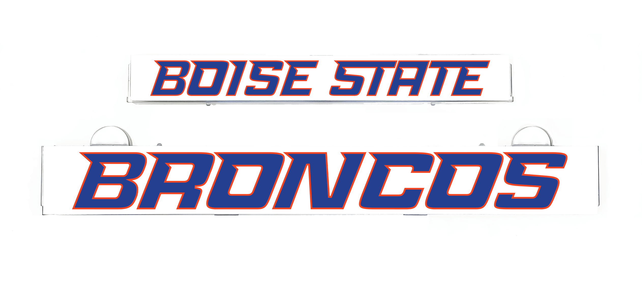 Boise State Broncos LumiSign insert with BOISE STATE and BRONCOS logos