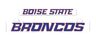 Boise State Broncos LumiSign insert with BOISE STATE and BRONCOS logos
