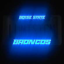 Load image into Gallery viewer, BOISE STATE BRONCOS Inserts for LumiSign (Frame Not Included)

