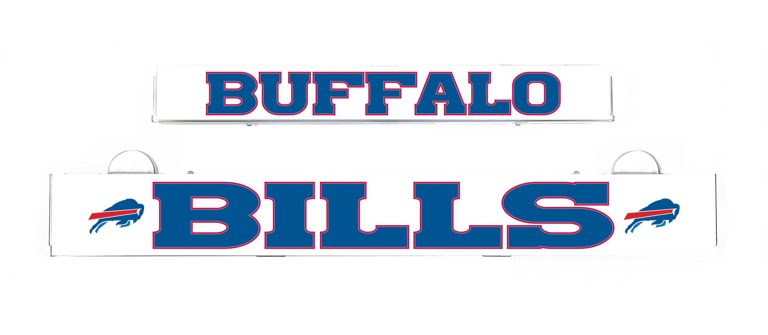 Buffalo Bills LumiSign insert with BUFFALO BILLS lettering and team logo