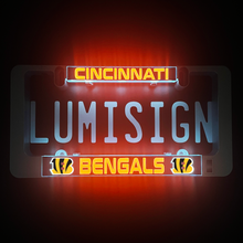 Load image into Gallery viewer, CINCINNATI BENGALS Inserts + LUMISIGN Frame (Bundle)
