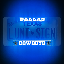 Load image into Gallery viewer, DALLAS COWBOYS Inserts + LUMISIGN Frame (Bundle)
