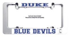 LumiSign insert with BLUE DEVILS logo in a gray frame holder (inserts only)