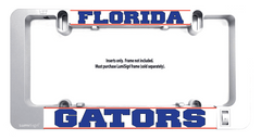 Florida Gators LumiSign insert banner with blue GATORS block letters on clear backing