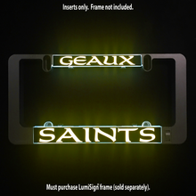 Load image into Gallery viewer, GO SAINTS Inserts for LumiSign (Frame Not Included)
